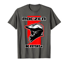 Load image into Gallery viewer, Dirt Bike Racing Red T-Shirt with Helmet and Goggles