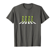 Load image into Gallery viewer, Aliens crossing and walking across road funny shirt gift