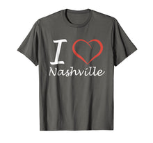 Load image into Gallery viewer, I love Nashville T-shirt Tee Tees T Shirt Tshirt