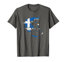 Load image into Gallery viewer, Greece Country Map Flag Greek Pride T-Shirt