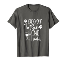 Load image into Gallery viewer, Doodle Mom Wine T-Shirt Women Dog GoldenDoodle Graphic Tee
