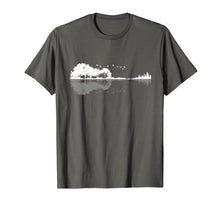 Load image into Gallery viewer, Nature Guitar Reflection Guitar T-Shirt