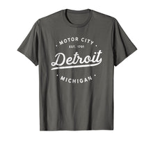 Load image into Gallery viewer, Classic Retro Vintage Detroit Michigan Motor City T-Shirt
