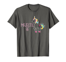 Load image into Gallery viewer, Funny Adult Unicorn Shirt Majestic AF