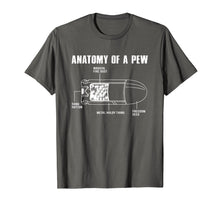 Load image into Gallery viewer, Anatomy Of A Pew Funny Bullet Gun Lovers T-Shirt