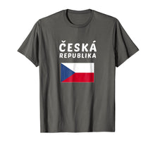 Load image into Gallery viewer, Czech Republic T-shirt Czech Tee Flag souvenir Gift