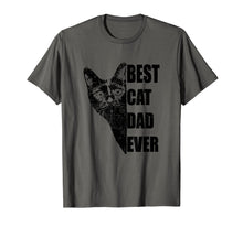 Load image into Gallery viewer, Mens Best Cat Dad Ever Distressed Shirt