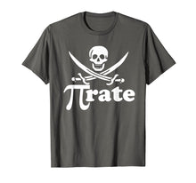 Load image into Gallery viewer, Pirate pi rate shirt for pi day math pirates tshirt
