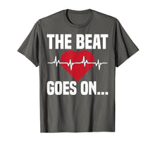 Load image into Gallery viewer, Beat Goes On Open Heart Surgery T-Shirt Post Surgery Tee