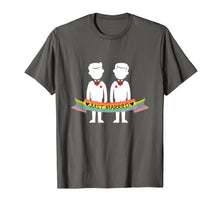 Load image into Gallery viewer, Gay Couple Shirt Just Married Rainbow LGBT Wedding Gift