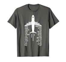 Load image into Gallery viewer, Phonetic Alphabet T-Shirt | Aviation Pilot Airplane Shirt