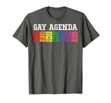 Load image into Gallery viewer, Mens Gay Agenda T-Shirt Pride Love LGBT Tee