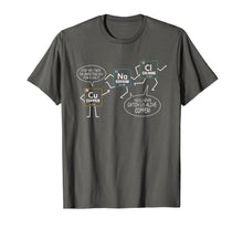 Load image into Gallery viewer, Salt And Copper Funny Periodic Table Chemistry Pun T Shirt