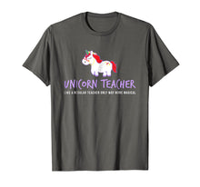 Load image into Gallery viewer, Unicorn Teacher Shirt, Funny Cute Back School Teaching Gift