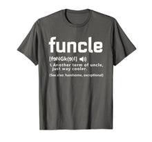 Load image into Gallery viewer, Mens Funcle Definition T-shirt Proud Gift For Uncle
