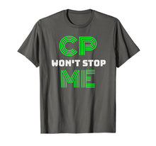 Load image into Gallery viewer, Brain Damage Awareness Cerebral Palsy CP Won't Stop Me Tee