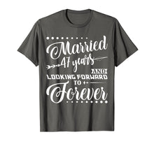 Load image into Gallery viewer, Married 47 Years Shirt For 47th Wedding Anniversary