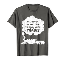Load image into Gallery viewer, Model Trains Steam Engine Distressed Train T Shirt and Gift
