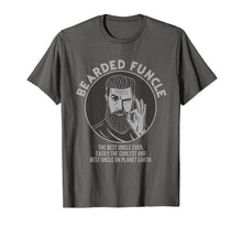 Load image into Gallery viewer, Bearded Funcle Best Coolest Uncle Ever T-Shirt