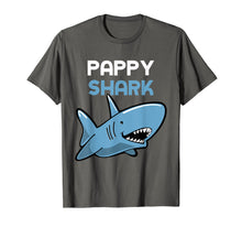 Load image into Gallery viewer, Pappy Shark Funny Family Father's Day Gift T-Shirt