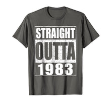 Load image into Gallery viewer, Straight Outta 1983 T-Shirt Funny 36th Birthday Gift Shirt