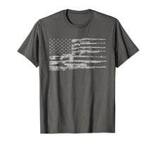 Load image into Gallery viewer, Big American Flag With Machine Guns T-Shirt 2A Flag Shirt