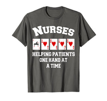 Load image into Gallery viewer, Nurses Helping Patients One Hand At A Time Tshirt - Flush