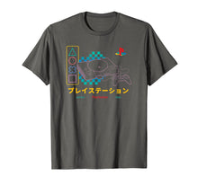 Load image into Gallery viewer, Playstation Checker Neon 90's T-shirt