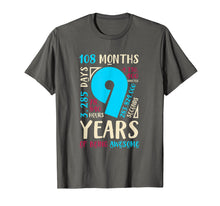 Load image into Gallery viewer, 9th Birthday Gifts Son Daughter Nine 9 Year Old Boys Girls T-Shirt