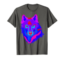 Load image into Gallery viewer, EDM Electronic Dance Music Techno Trippy Wolf Rave Shirt