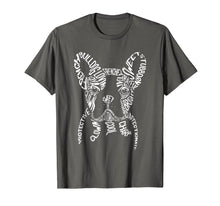 Load image into Gallery viewer, French Bulldog Typography T shirt Word Art Frenchie Dog Gift