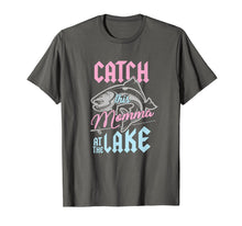 Load image into Gallery viewer, Catch This Momma At Lake Fishing Canoe Fisherwoman T-Shirt