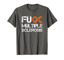 Load image into Gallery viewer, Fuck Multiple Sclerosis MS Support Ribbon Fight Cure Shirt