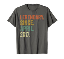 Load image into Gallery viewer, Vintage April 2017 Tshirt, 2th Birthday Boys Girls T-Shirt