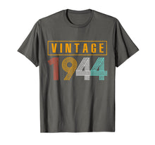 Load image into Gallery viewer, 75 Years Old 1944 Vintage 75th Birthday T Shirt Decorations