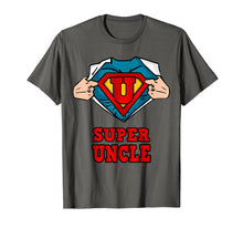 Load image into Gallery viewer, Super uncle Superhero Shirt - Great gift from niece and neph