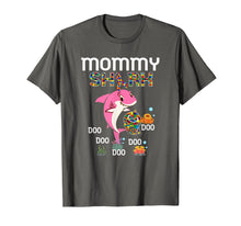 Load image into Gallery viewer, Mommy Shark Autism Awareness Shirt Mommy Baby Shark Autism