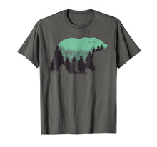Load image into Gallery viewer, Bear Camping, Nature and Hiking T-Shirt with Forest