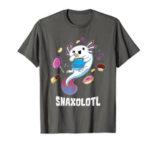 Load image into Gallery viewer, Snaxolotl T-Shirt Funny Kawaii Axolotl Shirt Food Lover Gift