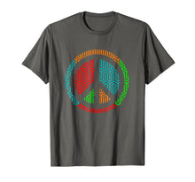 Load image into Gallery viewer, Peace Symbol 70's T-Shirt - Bright Colors Tshirt - Peaceful