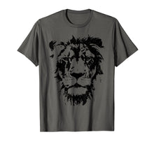 Load image into Gallery viewer, Lion Face T Shirt. Cool Zoo Animals T-Shirt Zoo Keeper