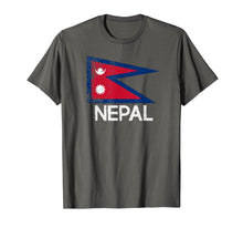 Load image into Gallery viewer, Nepalese Nepali Flag T-Shirt | Vintage Made In Nepal Gift