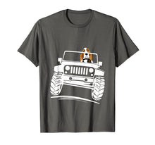 Load image into Gallery viewer, Basset Hound Driving Jeep T-Shirt OffRoad Lovers Gift