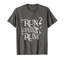 Load image into Gallery viewer, Run I Thought You Said Rum Funny Pirate Running T-Shirt