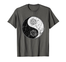 Load image into Gallery viewer, Yin Yang Dice DM T-Shirt Funny Vintage RPG Gift Tee