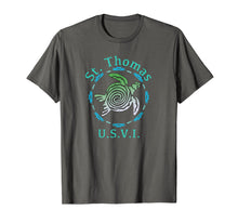 Load image into Gallery viewer, St. Thomas USVI T-Shirt Vintage Tribal Turtle Gift TShirt