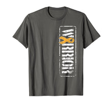 Load image into Gallery viewer, Leukemia Cancer Awareness - Military Warrior Ribbon T-Shirt