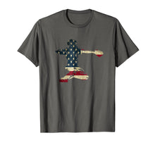 Load image into Gallery viewer, Baseball Catchers Gear T-Shirt USA American Flag Baseballin
