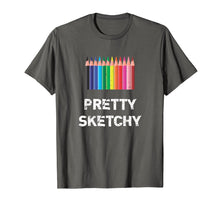 Load image into Gallery viewer, Pretty Sketchy Distressed Artist T-Shirt
