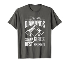Load image into Gallery viewer, Black Diamonds Are A Girls Best Friend Ski Snowboard Shirt